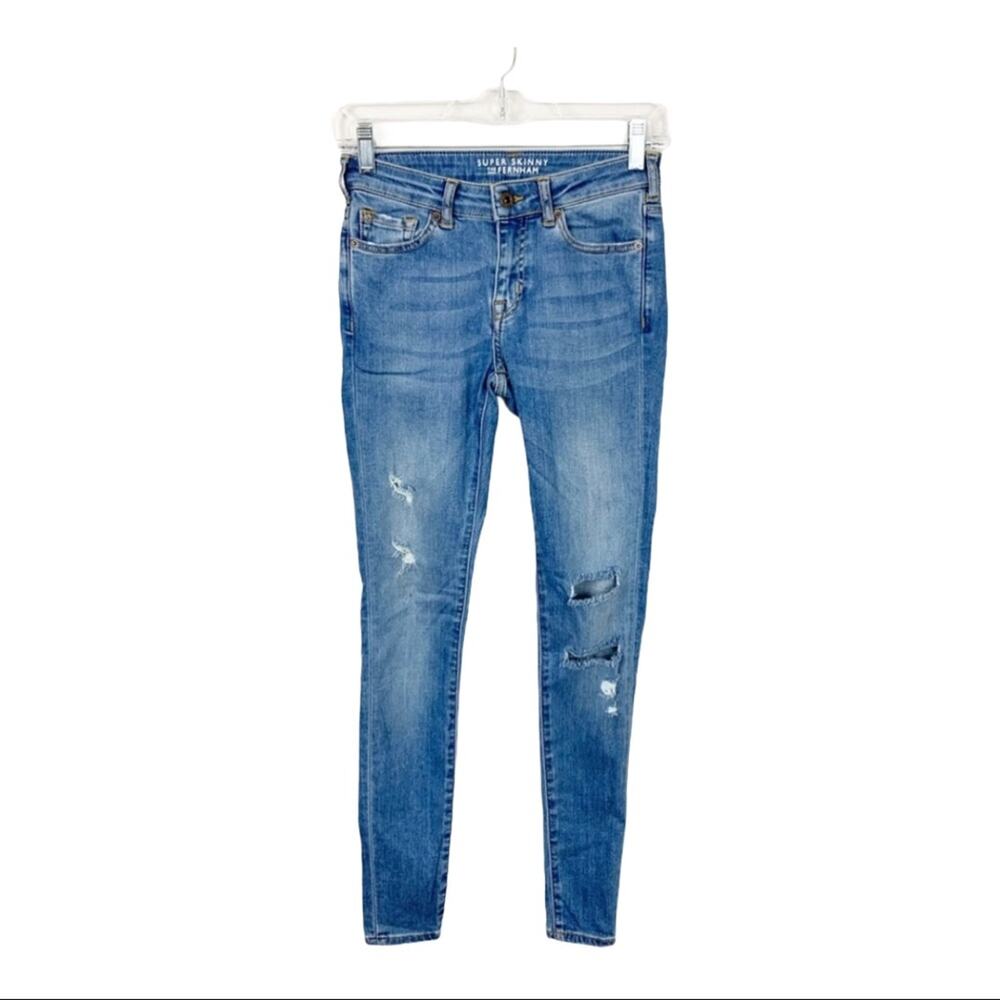JACK WILLS Jeans Women W25 x L30 The Fernham Super Skinny British Flattering Y2K